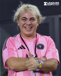 Cristian Castro reaparece como fan de Messi y se vuelve viral. Foto Leagues Cup